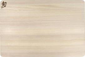 KAI Shun Hinoki pjaustymo lentelė L dydžio - japoniškas kiparisas - matmenys 45,7 x 30,5 x 2 cm Pjaustymo kilimėlis Medinė pjaustymo lentelė