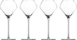 Katie Jayne Beaujolais vyno taurės, 450 ml rankomis pūstų vyno taurių rinkinys su ilgu koteliu, rankų darbo vyno taurių rinkinys namams, barams, šventėms, vakarėliams, geriamosios taurės dovanų dėžutėje, 450 ml