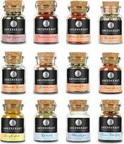 Kopūstų prieskonių rinkinys su 12 prieskonių: Prieskoniai: "Best of Ankerkraut 1", skanūs ingredientai įvairiems skoniams virtuvėje ir ant grotelių, paruošti mėsą ir daržoves per trumpą laiką.