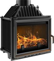 kratki Maja Malkinės krosnelės įdėklas Ketaus 8 kW Skersmuo 200 mm BImSchV 2 Efektyvumas 80 % Židinių įdėklai Mediena Galingumo diapazonas 3-10 kW