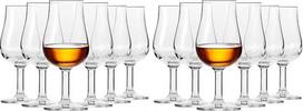 Krosno viskio stiklinės | 6 vnt. | 110 ML | Pure Kollektion | Idealiai tinka namuose, restoranuose ir vakarėliuose | Spülmaschinenfest | Bleifreies Kristallglas (Packung mit 2)