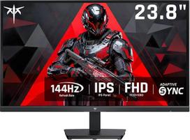 KTC žaidimų monitorius, FHD@144Hz 120Hz monitorius su IPS skydeliu, aparatinė apsauga nuo mėlynos šviesos, 95% DCI-P3, 99% sRGB, ΔE