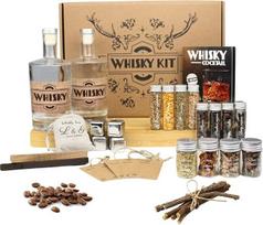 L&G - rinkinys aranžuotam viskiui ruošti ir degustuoti - dovanų idėjos - originalus "pasidaryk pats" viskio dovanų rinkinys - Kalėdoms, gimtadieniui - pagamintas Prancūzijoje - aukštos kokybės ingredientai ir priedai