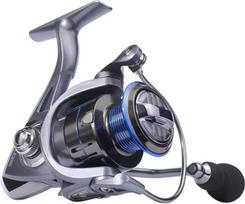 LE1000-6000 Spiningo ritė Sraigtinė rankena Žvejybos ritė Tamsiai mėlyna 5.2:1 Didelio greičio 8 kg žvejybos ritė