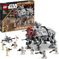 LEGO "Žvaigždžių karai" 75337 "AT-TE Walker" žaislas su 3 mini figūrėlėmis iš 212-ojo klonų būrio, nykštukų vorų ir kovinių droidų figūrėlėmis - dovana berniukams nuo 9 metų ir "Sitų keršto" gerbėjams