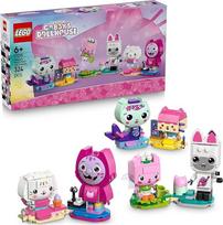 LEGO Gabby's Dollhouse Gabby's Cat Friends - žaislas su 6 gyvūnų figūrėlėmis, įskaitant Meerkitty ir Kitty Fairy - stovas eksponavimui - dovana mergaitėms nuo 6 metų - 11215