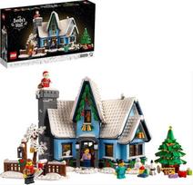 LEGO Icons 10293 Kalėdų Senelio apsilankymo žiemos kaime kolekcija (1445 dalys)