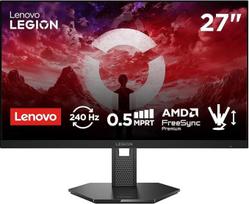 Lenovo Legion 27QD-10 | 27 colių QHD WLED žaidimų monitorius | 2560 x 1440 | 16:9 | 240 Hz | 0,5 ms atsako laikas | USB-C | HDMI | USB-A | 3,5 mm lizdas | IPS skydelis | Stovas | TÜV | Juoda | 5,6 kg