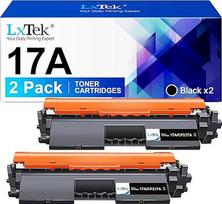 LxTek 17A CF217A toneris, suderinamas su HP LaserJet Pro MFP M130nw, M130fw, M102w, M102a, M130fn, M130a, M130a (2 juodos spalvos)