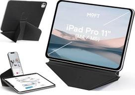 MOFT Dynamic Folio dėklas 11 colių "iPad Pro" (M4 2024/M5 2025), plonas magnetinis planšetinio kompiuterio dėklas su stovu ir daugiau nei 20 žiūrėjimo kampų, automatinio žadinimo/užmigdymo funkcija - Jet Black