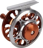 Mucha žūklės ritė, 3/4 Svoris CNC Machined aliuminio lydinio Fly ritė, 1: 1 pavarų santykis, 3 guoliai Uždaryta žvejybos ritė su momentinio stabdymo funkcija