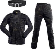Paintball Airsoft taktiniai kostiumai Männer Jagdkampf Uniform Jacke Camo Shirt & Pants mit Gürtel zum Schießen Jagdkriegsspiel