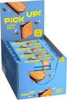 PiCK UP! Choco&Milk (24 x 28 g) sausainių batonėliai su traškiu pienišku šokoladu ir pieno kremu tarp dviejų sausainių, užkandžių užkandžių su 24 vnt.