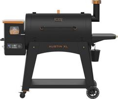 PIT BOSS Austin XL Onyx Edition Granulių kepsninė, medienos granulių rūkykla, 6503 cm² kepsninės plotas, BBQ, tiesioginis kepimas