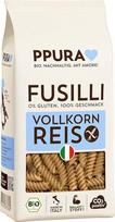 PPURA Ekologiški makaronai Fusilli iš viso grūdo ryžių 400 g - natūralūs itališki ekologiški makaronai iš viso grūdo ryžių - be glitimo, be cukraus ir priedų, tradiciškai pagaminti
