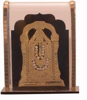 Purpledip induistų religinis Dievas Thirupathi Balaji miniatiūrinė statula Idol namų šventyklai, parduotuvės stalviršiui ar biuro stalui (11026)