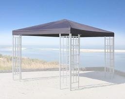 QUICK STAR Keičiamasis stogas "Rank Gazebo" pavėsinei 3 x 3 m Antracito spalvos RAL 7012 Keičiamasis pavėsinės stogas
