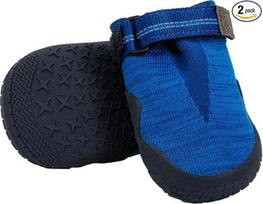 RUFFWEAR Hi & Light batai šunims, pora, aukščiausios kokybės batai šunims, kvėpuojantys takų batai su sukibimu, bėgimo ir laipiojimo batai šunims arba sužeistoms letenoms, apsauga karštu ir šaltu oru, 5,1 cm, mėlynas baseinas