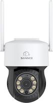 SANNCE 5 MP "WiFi" stebėjimo kamera, 16x skaitmeninis priartinimas, 360 laipsnių belaidė stebėjimo kamera, dirbtinio intelekto žmogaus aptikimas, veikia su "Alexa", dvipusis garsas, automatinis sekimas