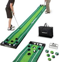 SENSECLUB Indoor-Putting-Green-Matte, faltbares Putting-Green-Golfspiel-Set, Golfgeschenk für Männer