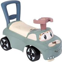 Smoby - Little Smoby My First Car Ride-On Vehicle - vaikiška transporto priemonė su laikymo skyriumi ir apsauga nuo pasvirimo, skirta naudoti lauke ir viduje, skirta vaikams nuo 10 mėnesių