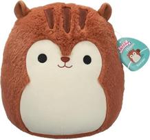 Squishmallows FuzzAMallows Pliušinis žaislas rudasis voveriukas Sojeris 30 cm - retas išskirtinis originalus 2024