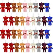 Sumind Mini Teddy Bear 12 cm pakuotė 36 Mini Teddy Bears Pliušinis Teddy Bear Mažas Teddy Bear pakabukas Žaislas Teddy Bears Mini Pliušinis Teddy pakabukas Mini Teddy Bear paaugliams Mergaitės Suaugusiems Dovanos