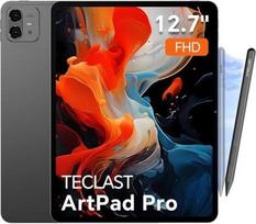 TECLAST 12,7 colių planšetinis kompiuteris su "Android", 2K ekranas, dviejų SIM kortelių LTE, 8GB RAM 256GB (iki 4 TB TF), "Helio G99" aštuonių branduolių, 10000 mAh baterija, 30 W greitas įkrovimas, pridedamas piešimo ir užrašų rašiklis