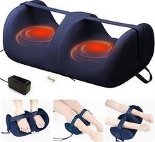TISSCARE 4-in-1 Shiatsu pėdų masažuoklis su šiluma ir nuotoliniu valdymu - elektrinis pėdų masažuoklis, malšinantis skausmą dėl plantarinio fascito, kraujotakos, lengvas ir nešiojamas, dovana tėvams