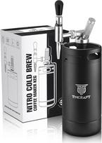 TMCRAFT 128 oz Nitro šalto kavos virimo aparatas, nerūdijančio plieno "Stout Cream" čiaupas ir slėgio atleidimo vožtuvas, namų kavos virimo statinė Azoto kavos statinė