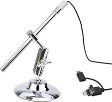 Tragbare digitale USB-Mikroskop-Inspektionslupe, IP67, wasserdichte Kamera, integrierte 8 LED-Leuchten mit fortschrittlichem CMOS-Sensor, 10-fach bis 200-fache Vergrößerung, für