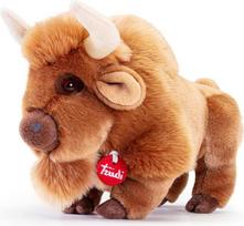 Trudi Bison Rocky 69473 Pliušinis žaislas iš fermos, gimtadienis, 29 x 17 x 25 cm, M dydis, "Farm Classics