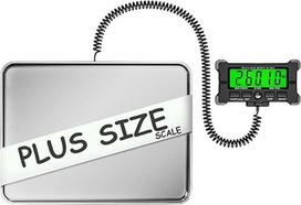Urby Extra Wide Body Weight Scale Talla Extra Balanzas para Pesar Personas Plus Size Scale with easy to Read External Display Gift for Seniors Plus Size Person 300kg