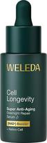 WELEDA Cell Longevity Super Anti-Ageing Overnight Repair Serum - veido priežiūros serumas su [NAD+] stiprintuvu ir [Retino-Cell] mažina 10 odos senėjimo požymių (natūrali kosmetika, veganiškas, 30 ml)