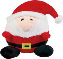 WOLTERS Pliušinis kamuolys Santa Claus 15 cm šunų pliušinis žaislas Pliušinis kamuolys naminių gyvūnėlių reikmenys