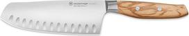 WÜSTHOF Amici Santoku 17 cm, ruda, sidabrinė