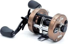 X-Tribe Round Baitcast Fishing Reel, išcentrinio stabdžio sistema, kietos žalvario pagrindinės ir krumpliaratinės pavaros, ON/OFF Line Out Clicker, 4+1 nerūdijančio plieno guoliai, dvigubos rankenos