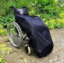 XL Fleece Lined Wheelchair Heat Blanket for Large and Oversized Wheelchair Users - 100% Waterproof Rain Cover for Manual and Electric Wheelchairs, Easy Fit Wheelchair Blanket