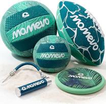 ️ BeachBuddy Kinder Wasser Spielzeug Set - 5er Bundle mit 3 Neopren Wasserbällen, Frisbee & Ballpumpe, Strand & Pool Spielzeug, weich & leicht, für Garten & Urlaub