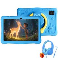 OSCAL  KIDO 2 Tablet Android 16 with 10.1-inch HD screen TÜV SÜD certification 4GB RAM/64GB 6600mAh mėlyna