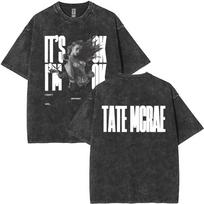 Tate Mcrae Vintage Washed Tshirts So Close To What Tshirt Men Women Fashion Oversized Short Sleeve T Shirts Unisex Streetwear S