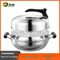 Nujun 28cm Stainless Steel Steamer & Soup Pot