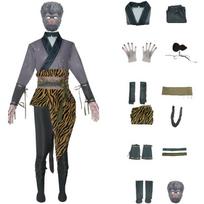 Black Myth Wukong Cosplay Outfit In Elegant Gray Fabric For Adults And Children Sizes S To Xxxl S