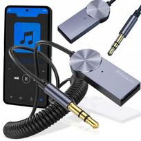 Transmiter Bluetooth Fm Samochodowy Odbiornik Audio Adapter Do Aux Usb 5.0
