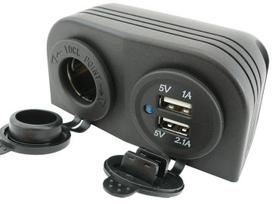 Ładowarka Usb 5V 3,1A Gniazdo Hermetyczne 12V 24V