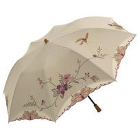 suitable for both sunny and rainy short 1st class light cool and [Chinoiserie Modern] Parasol, days, folding, heat-dissipating, frog-shaped