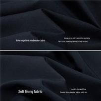 Giordano Men's Loose-Fit Color-Block Hooded Windbreaker Jacket M