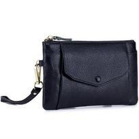 bag niche ultra-thin long large-capacity clutch bag women, leather simple wallet first-layer cowhide mobile phone bag juoda