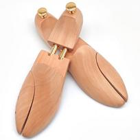 Aukščiausios kokybės medinis batų įtvaras su spyruokle, idealus raukšlėms ir deformacijai išvengti 35-36≈Foot Length23.5-25.5cm