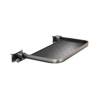 Multi-functional Clothes Drying Rack Adjustable Shoes Holder Sturdy Laundry Drying Shelf  Balcony 40cm pilka